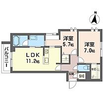 ブランシェ中野新橋 00301 ｜ 東京都中野区本町４丁目1（賃貸マンション2LDK・3階・55.96㎡） その2