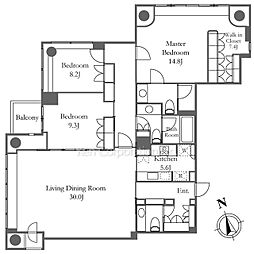 間取図画像 2SLDK