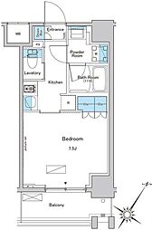 ルフォンプログレ南大塚 9階1Kの間取り