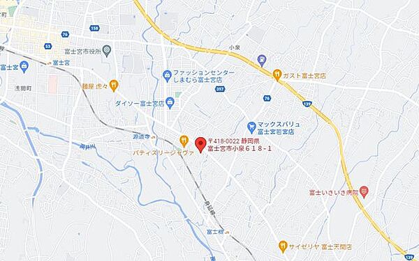 静岡県富士宮市小泉(賃貸マンション3DK・2階・59.50㎡)の写真 その3