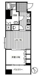 日神デュオステージときわ台 1LDKの間取図画像