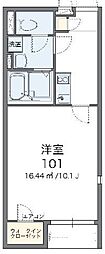 レオネクストタケウチ 1Kの間取図画像