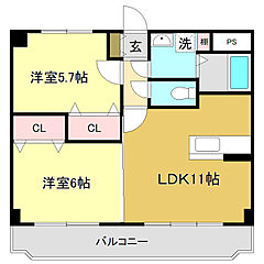 物件の間取り