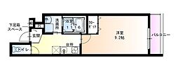 フジパレス湊駅南サウス 1Kの間取図画像