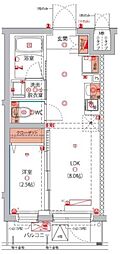 東京八広THESKYレジデンス 1LDKの間取図画像