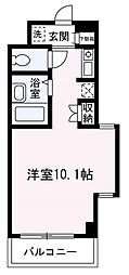 エスパシオ ワンルームの間取図画像