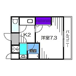 フジパレス高見の里I番館 2階/-