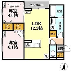 物件の間取り