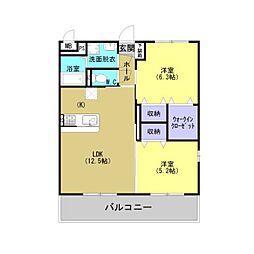AmenityN 2LDKの間取図画像