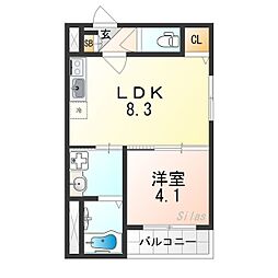 南海線 諏訪ノ森駅 徒歩3分 3階/-