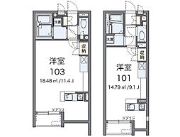 レオネクストピオニー橋本(55742) 1階/104