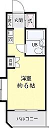 NTC大宮 ワンルームの間取図画像