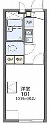レオパレスグランシャリオ 1Kの間取図画像