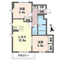 レーヴ・やまと 00302 ｜ 埼玉県草加市神明１丁目10-8（賃貸マンション2LDK・3階・55.90㎡） その2