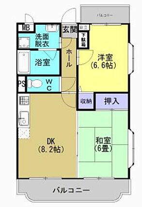 グランディール有村_間取り_0
