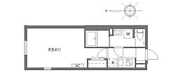 セレヌコート池袋本町 1Kの間取図画像