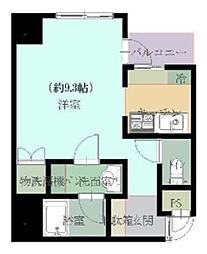 コーポ向島 ワンルームの間取図画像
