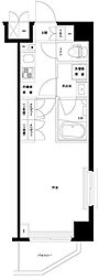 ルーブル蓮根 1Kの間取図画像