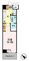 SOULAGEMENT 1Kの間取図画像