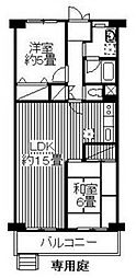 メゾン鹿島台 2LDKの間取図画像