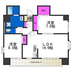シュロス鶴ヶ丘 4階/-