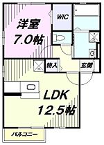 ルージュモア  ｜ 東京都武蔵村山市残堀２丁目（賃貸アパート1LDK・1階・48.00㎡） その2