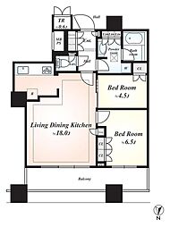 パークタワーグランスカイ 34階