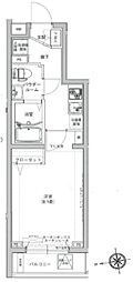 アイル上北沢 1Kの間取図画像
