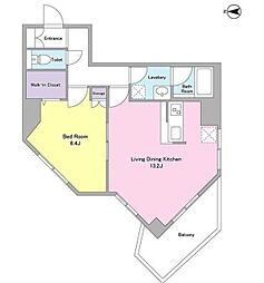 ＣＡＳＡ ＤＥ ＦＬＯＲＡ 4階1LDKの間取り