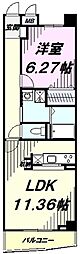 プレインステージ 1LDKの間取図画像