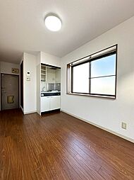 三光ハイツ 2階ワンルームのリビング/ダイニング