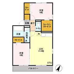物件の間取り