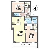 カーサレフィシア 00103 ｜ 東京都杉並区阿佐谷北２丁目512-5（賃貸マンション2LDK・1階・68.44㎡） その2