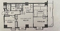 セレブラール蕨 3LDKの間取図画像
