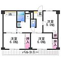 ビレッジハウス草部5号棟2階6.2万円