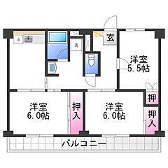 物件の間取り