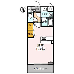 Osaka Metro今里筋線 だいどう豊里駅 徒歩7分の賃貸マンション 3階ワンルームの間取り