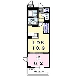 アビタシオン柏の葉 1LDKの間取図画像
