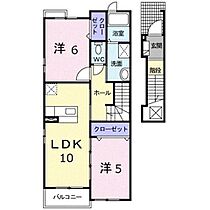 ホワイトリ－フIII 203 ｜ 静岡県富士宮市小泉1291-1（賃貸アパート2LDK・2階・54.67㎡） その2