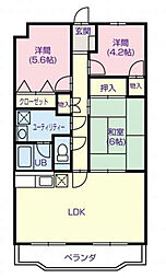 スプランディード 3LDKの間取図画像