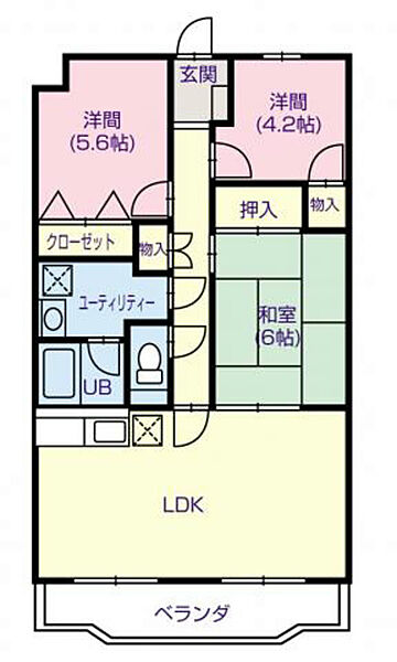 スプランディード 303｜静岡県富士宮市小泉(賃貸マンション3LDK・3階・67.48㎡)の写真 その2
