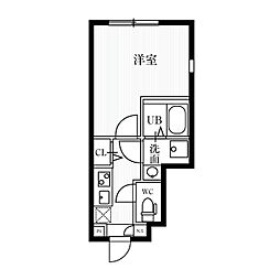 MIJAS練馬春日町 1Kの間取図画像
