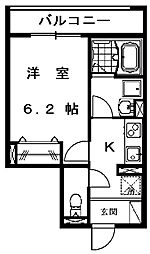 YAKUMO the style 2階1Kの間取り