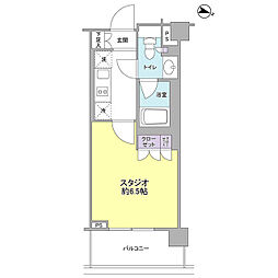 アプローズ大泉学園ガレリア 1Kの間取図画像