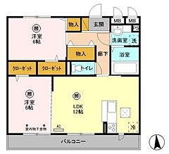 物件の間取り