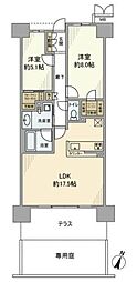 ファーストリンクレジデンス 2LDKの間取図画像