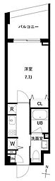 JMF-Residence世田谷三宿 1Kの間取図画像