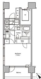 カスタリア大塚 ワンルームの間取図画像