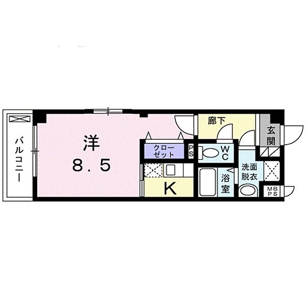 エクセレント ｜埼玉県川口市上青木２丁目(賃貸マンション1K・2階・32.18㎡)の写真 その2