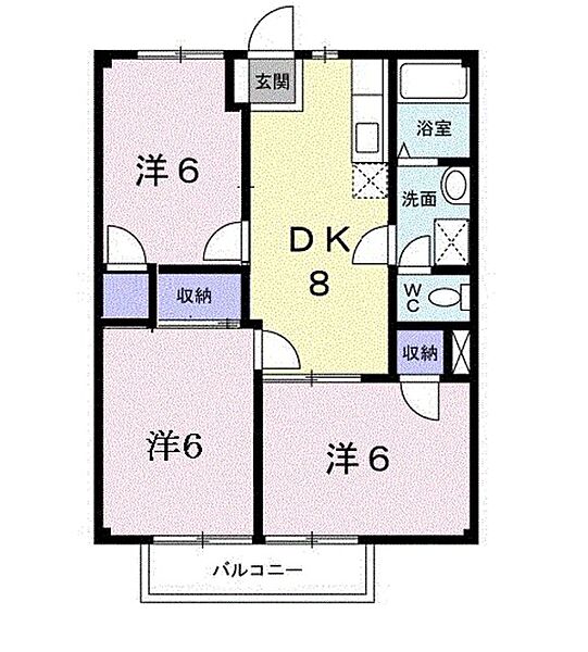 法善寺グリーンハイム ｜大阪府柏原市法善寺４丁目(賃貸アパート3DK・2階・52.17㎡)の写真 その2